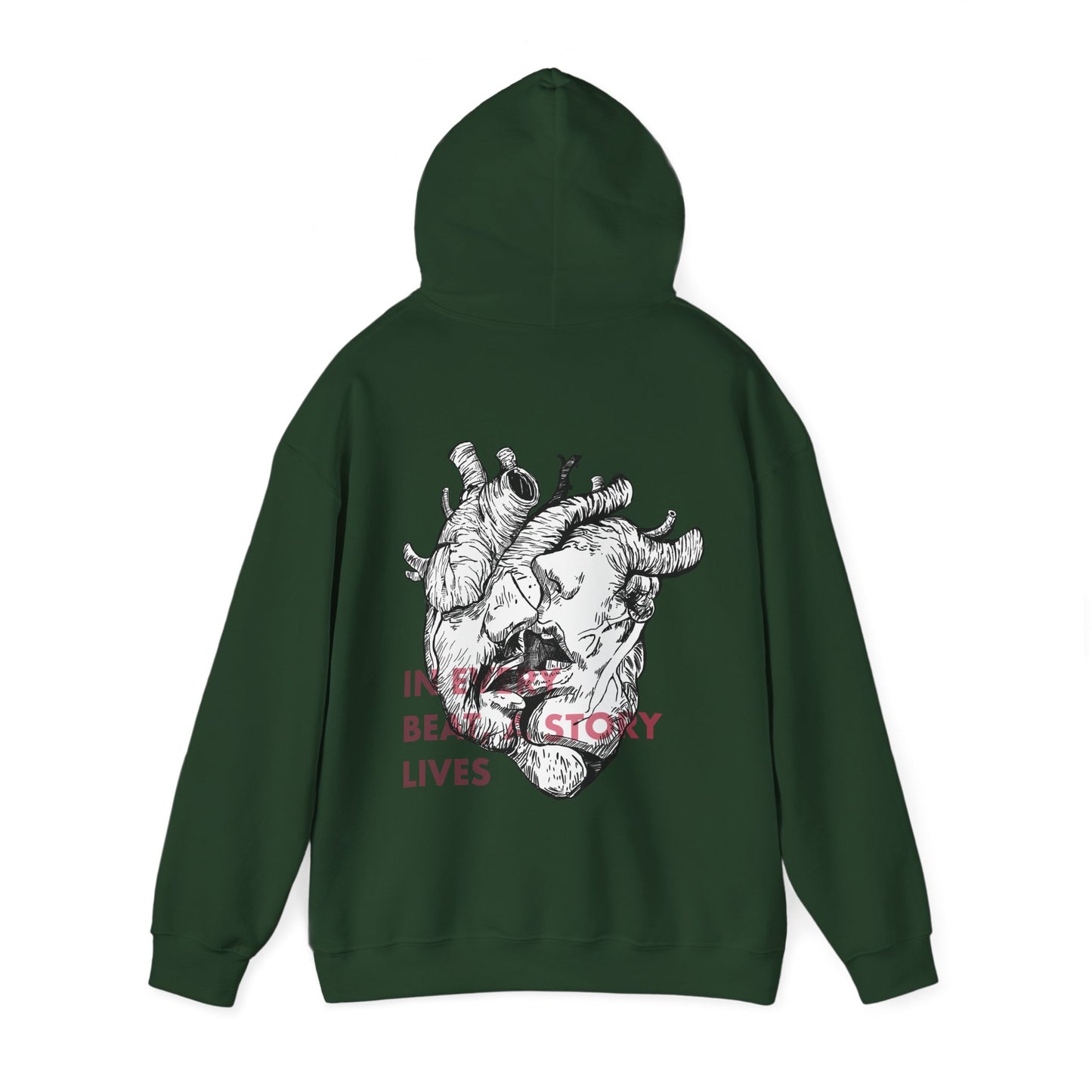 Anatomical Heart Hoodie - Love, Intimacy, and Vulnerability Design