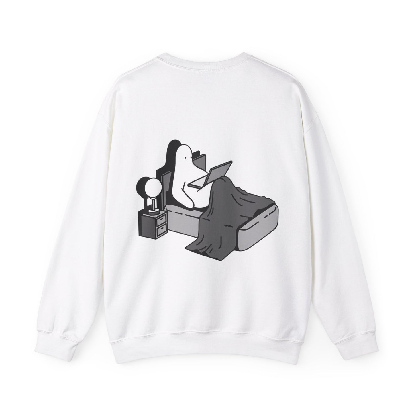 Penguin Lounge Sweatshirt with Laptop