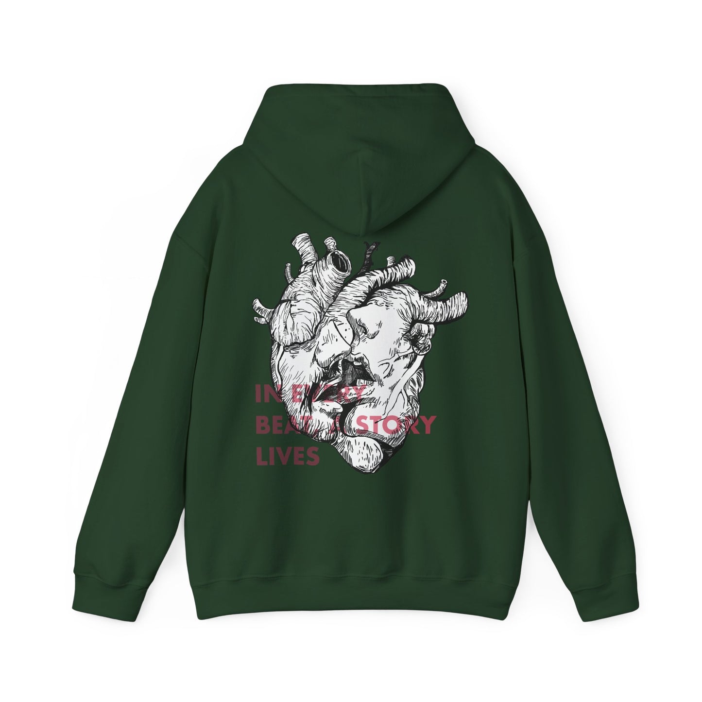 Anatomical Heart Hoodie - Love, Intimacy, and Vulnerability Design