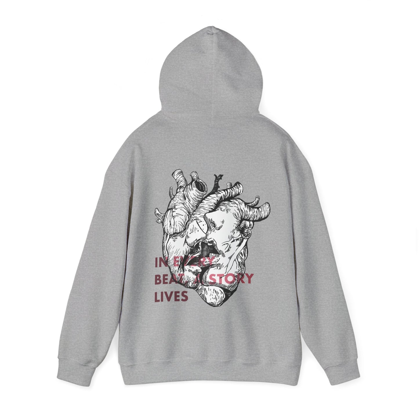 Anatomical Heart Hoodie - Love, Intimacy, and Vulnerability Design