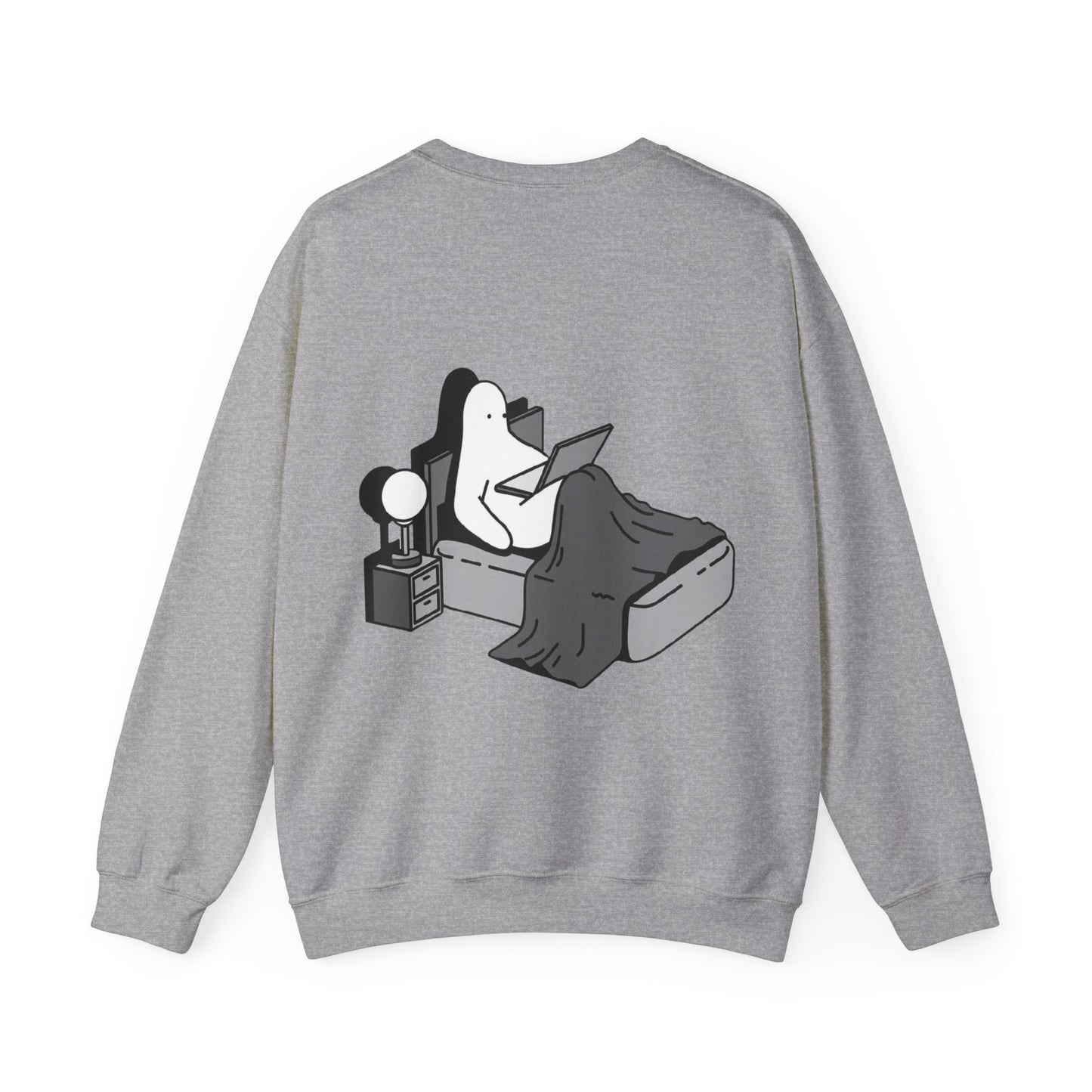 Penguin Lounge Sweatshirt with Laptop