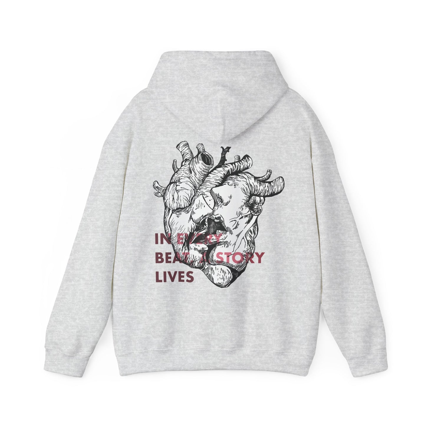 Anatomical Heart Hoodie - Love, Intimacy, and Vulnerability Design