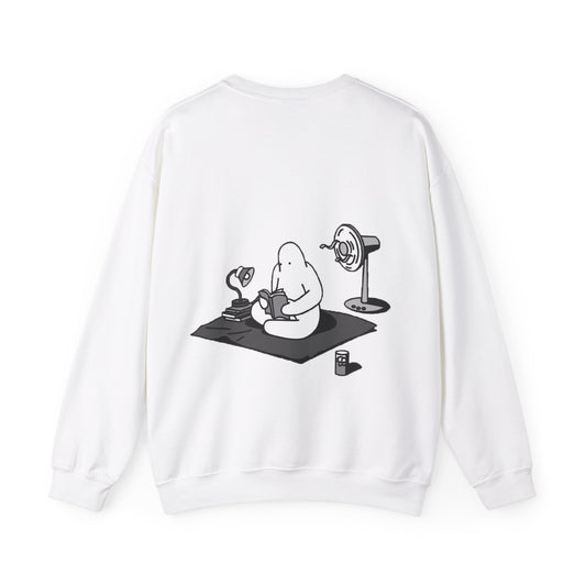 Cozy Unisex Heavy Blend Crewneck Sweatshirt - Relaxed Art Design