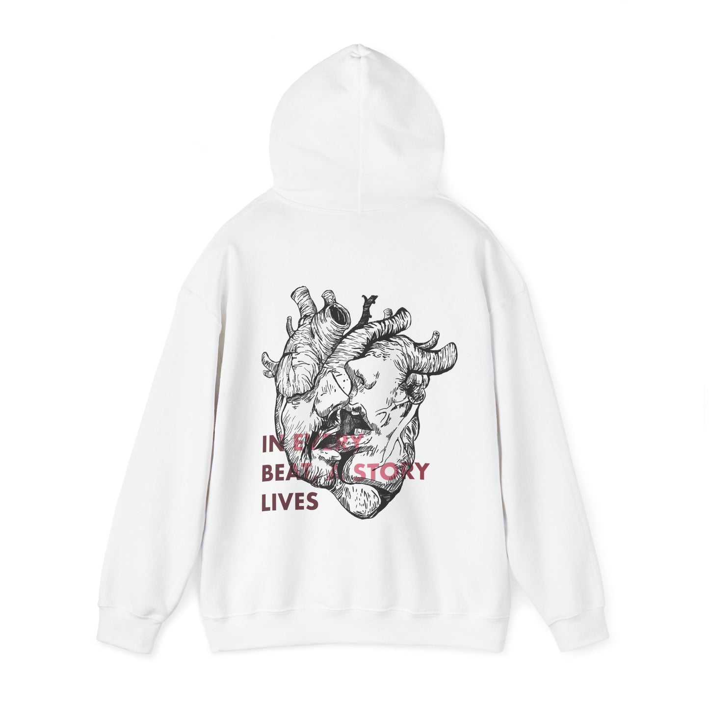 Anatomical Heart Hoodie - Love, Intimacy, and Vulnerability Design