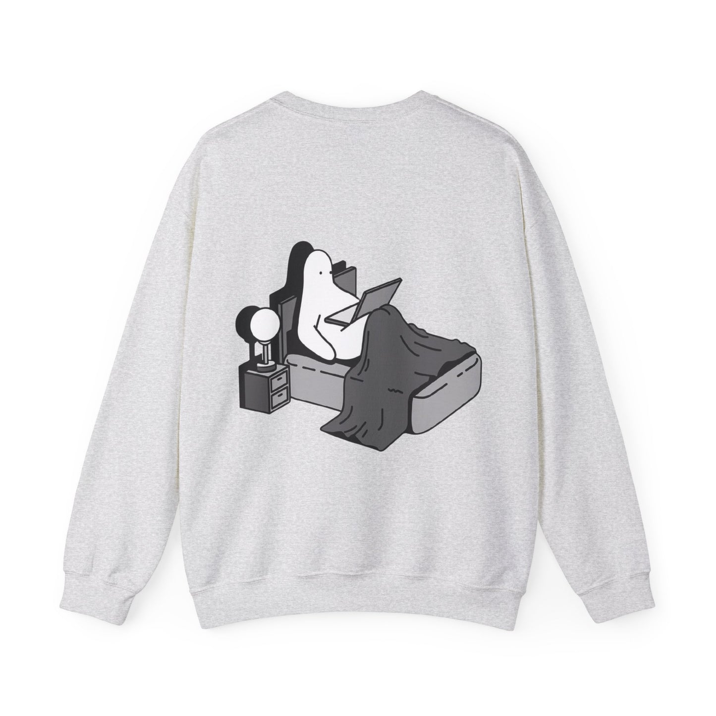 Penguin Lounge Sweatshirt with Laptop