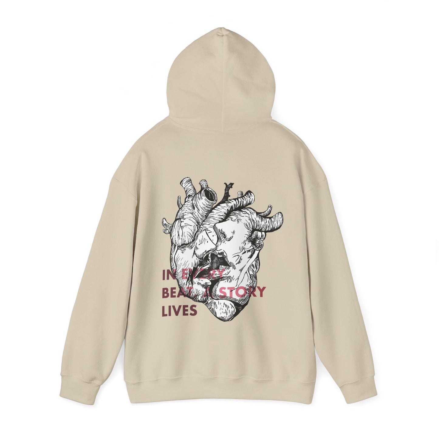 Anatomical Heart Hoodie - Love, Intimacy, and Vulnerability Design