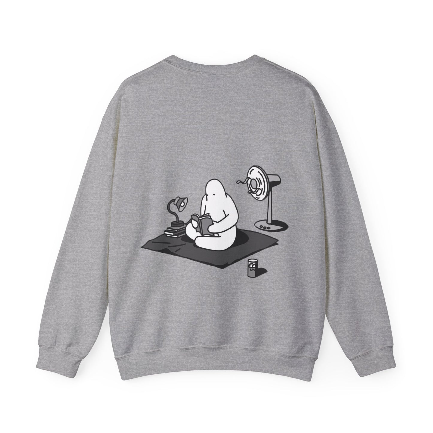 Cozy Unisex Heavy Blend Crewneck Sweatshirt - Relaxed Art Design